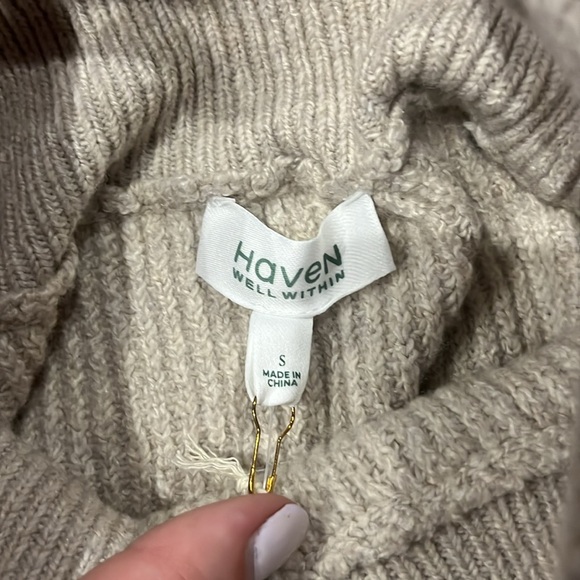 NWT Haven Well Within matching set. Turtleneck sweater and sweater pants - Picture 3 of 8